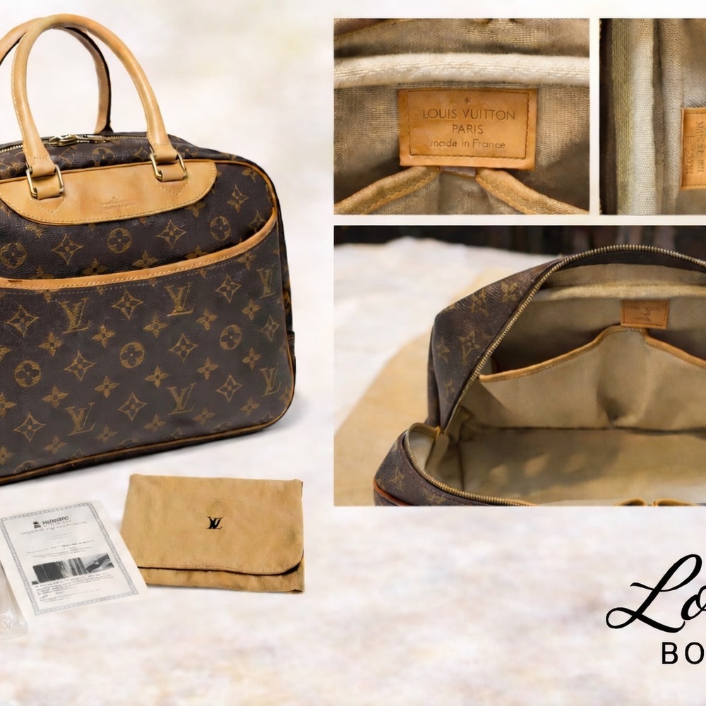 Louis Vuitton Tan and Brown Monogram Briefcase